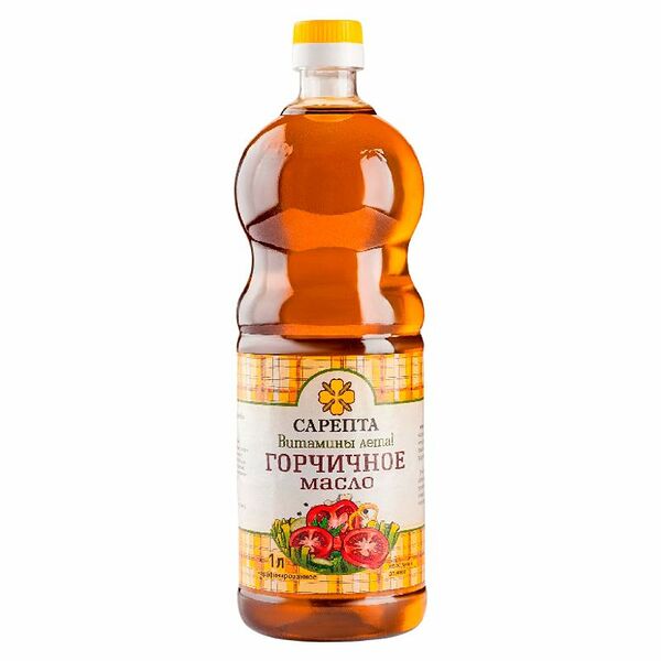 Масло горчичное Сарепта нерафинированное 1л