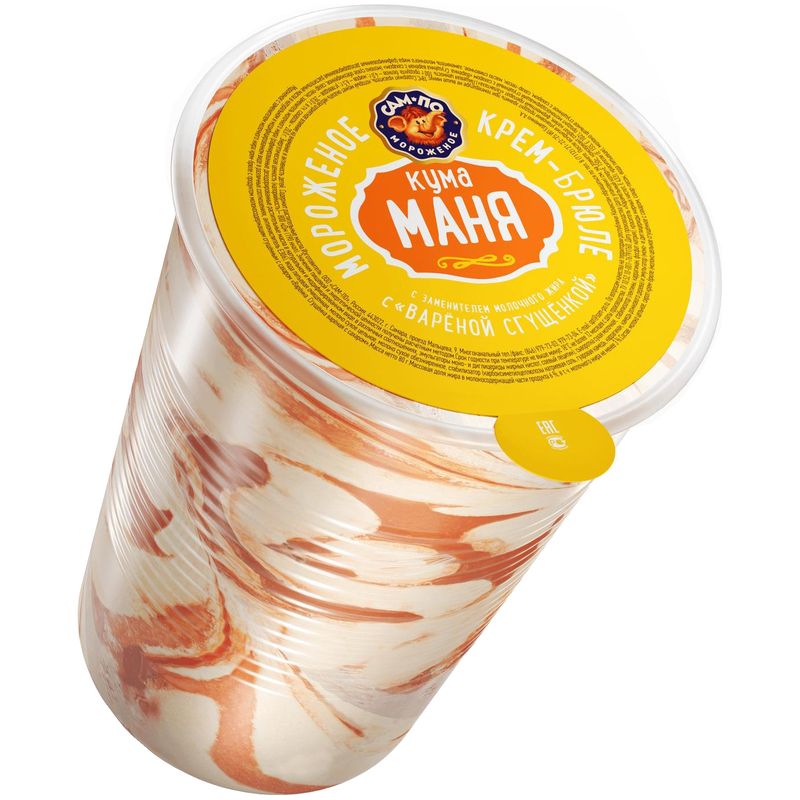 

Мороженое Сам-По Кума Маня Крем-брюле с варёной сгущёнкой 80 г