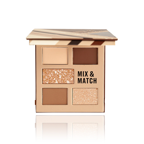 Набор теней для век Parisa MIX & MATCH тон 01 Brown