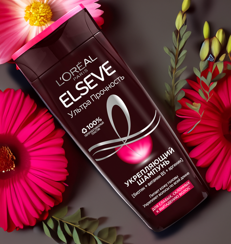 

Шампунь для волос Elseve Ультра прочность укрепляющий 400 мл