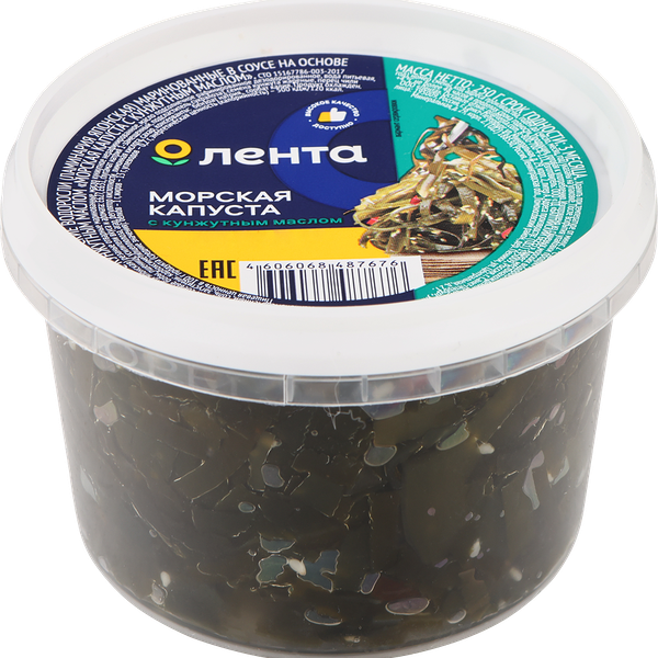 Морская капуста ЛЕНТА с кунжутным маслом