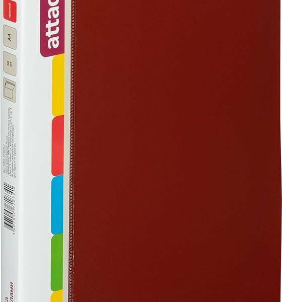 Папка файловая ATTACHE KT-60/07 красная Россия