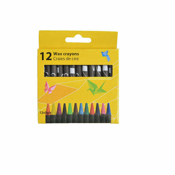 Восковые мелки ТМ Auchan (Ашан), 12 шт