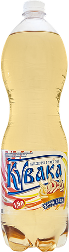 Напиток безалкогольный КУВАКА Крем-сода среднегазированный, 1.5л
