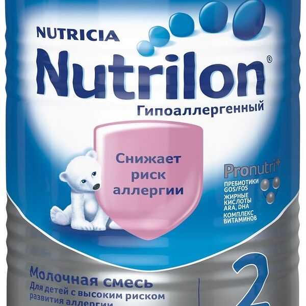 Молочная смесь сухая Nutrilon Гипоаллергенный 2, с 6 месяцев