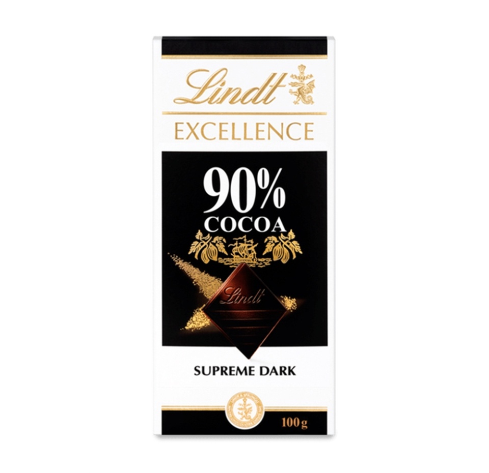 

Шоколад горький Lindt Excellence 90%, 100г
