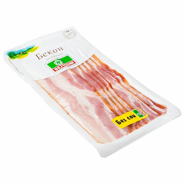 Бекон Велком сырокопчёный, 200г