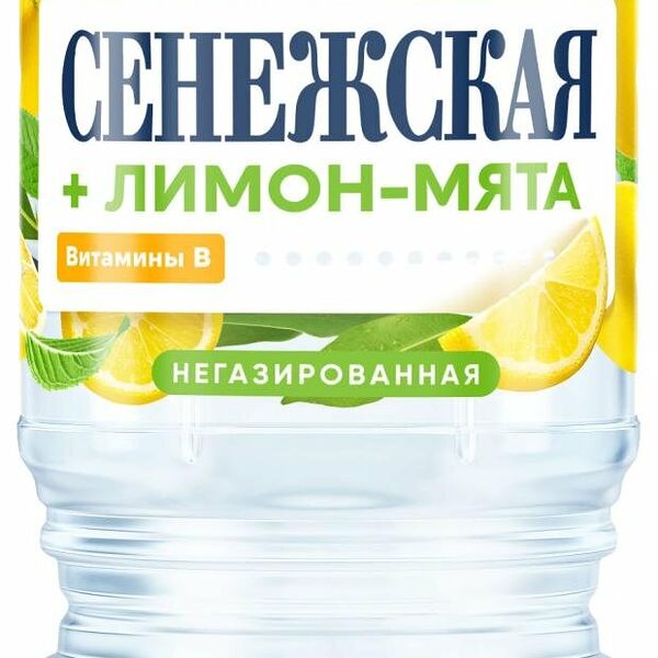 Вода питьевая Сенежская лимон-мята негазированная