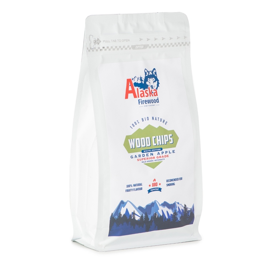 

Щепа яблоневая для копчения Alaska Firewood 300 г