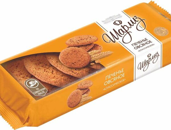 Печенье Шарлиз Классическое овсяное, 250г