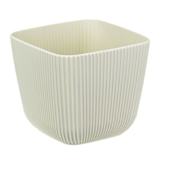 Кашпо IDEA Пиканто 11 см 0.65 л белый ротанг