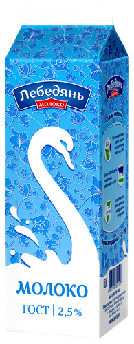 

Молоко ЛебедяньМолоко питьевое пастеризованное 2.5% 900 мл