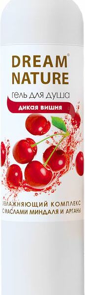 Гель для душа Dream Nature Дикая Вишня, 400 мл