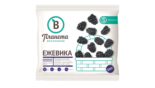 Ежевика Планета Витаминов замороженная 300г