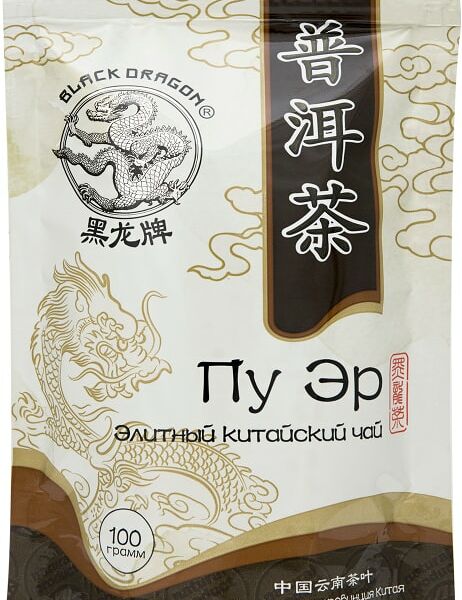 Чай черный Black Dragon Пу Эр 100г