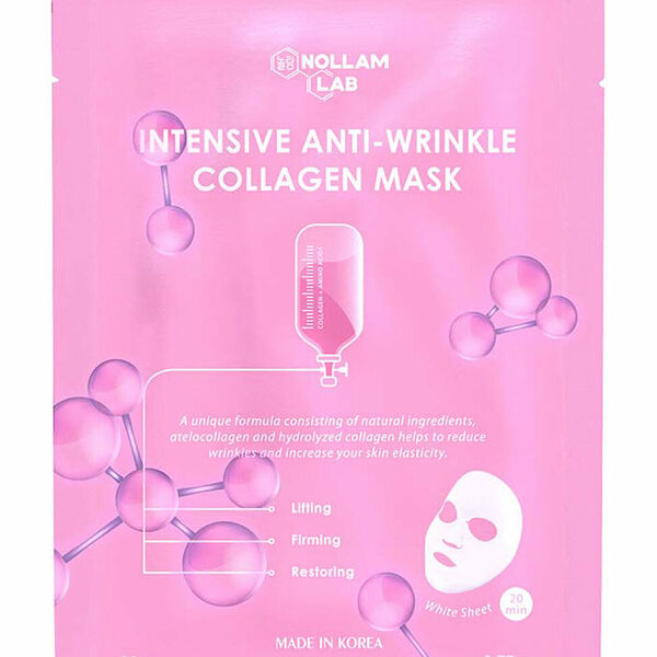 Маска для лица NOLLAM LAB коллагеновая против морщин, 28 г