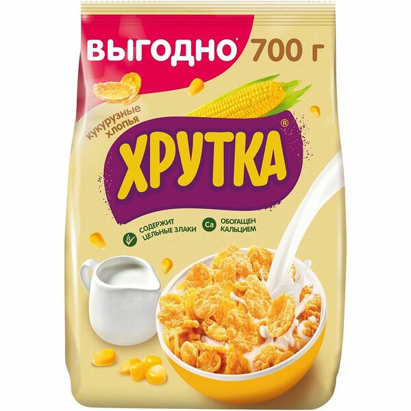 Хлопья кукурузные Хрутка