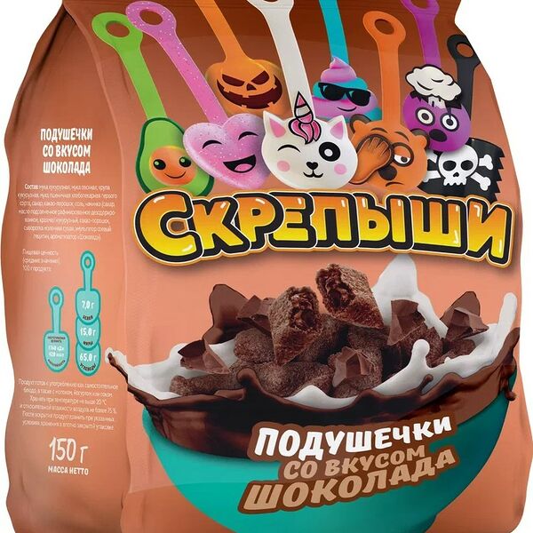 Подушечки Скрепыши со вкусом шоколада