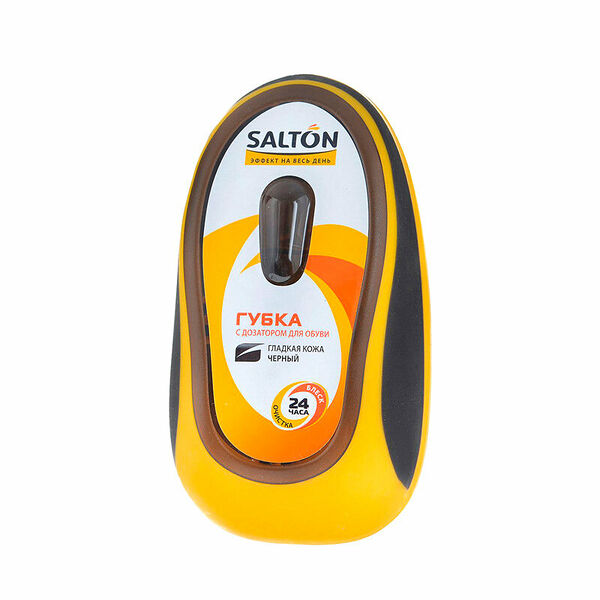 Губка для обуви с дозатором Salton С Норковым Маслом Черная 7 мл