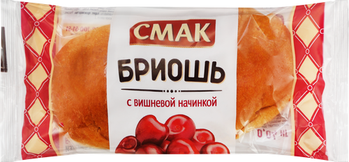 

Булочка Смак Французские улочки бриошь с вишневой начинкой 40 г