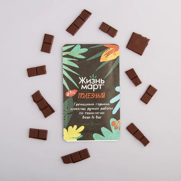 Гречишный горький шоколад