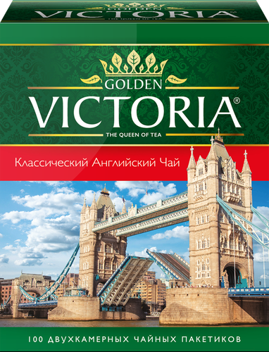 

Чай черный GOLDEN VICTORIA Классический Английский, 100пак