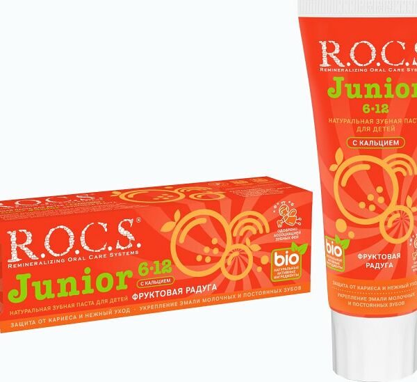 Зубная паста R.O.C.S. Junior Фруктовая радуга 74г