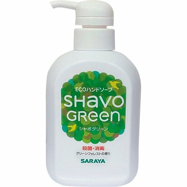 Мыло жидкое для рук Saraya Shavo Green Soap
