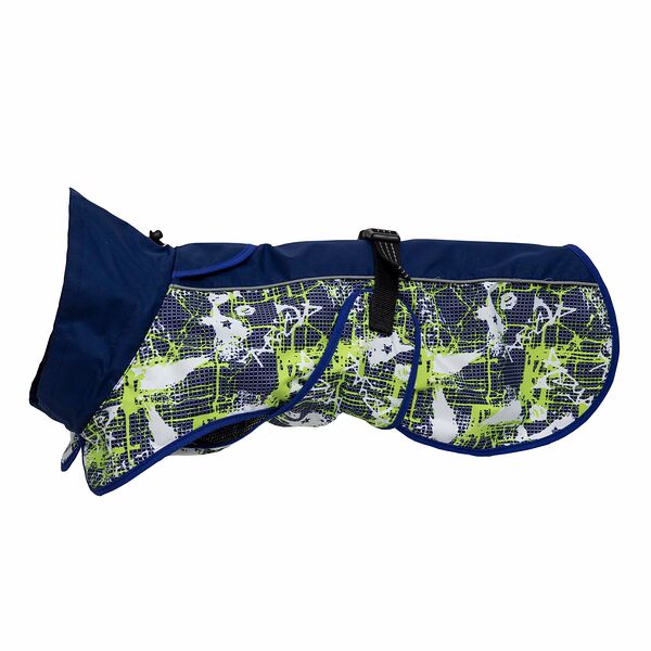 Каскад попона для собак с подкладкой флис Зеленый, 4, Унисекс