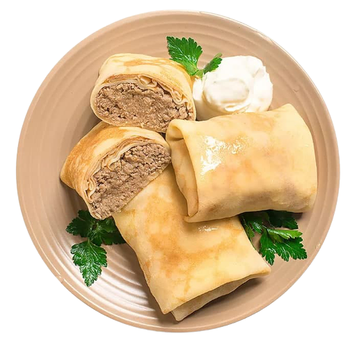 Блинчики с мясом, «Уже Готово», 3 шт в наборе