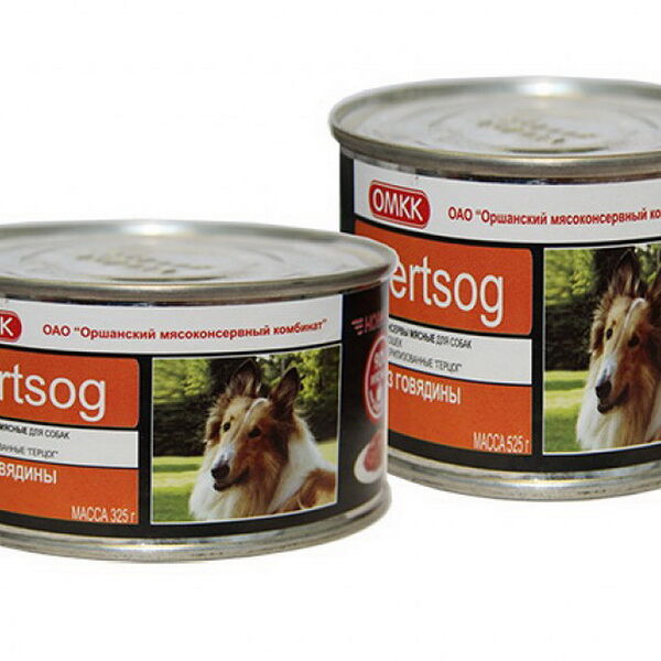 Консервы для собак и кошек «Герцог» ЛВК 325 гр