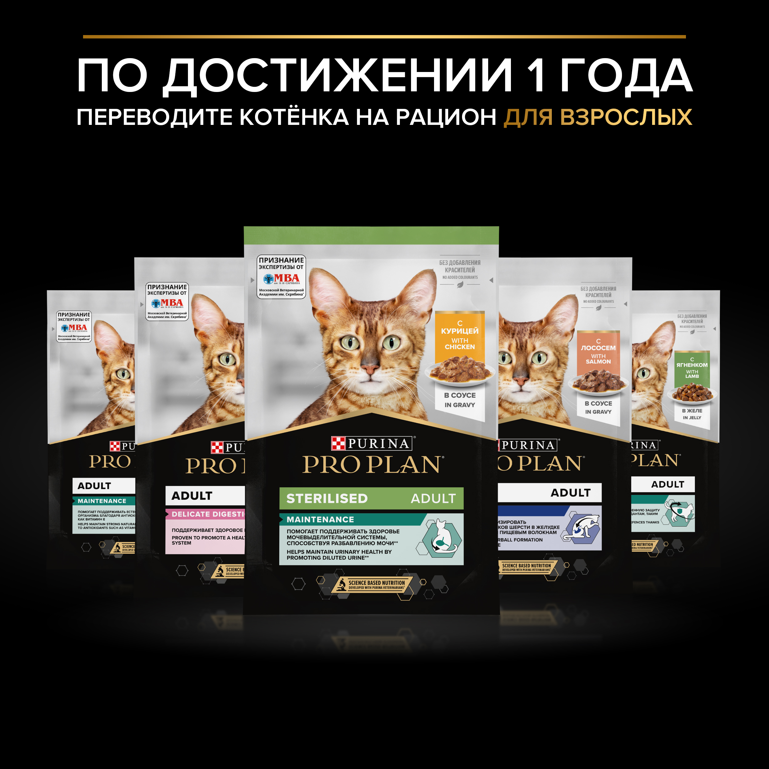 

Влажный корм Pro Plan Healthy Start для котят с индейкой в соусе 85 г