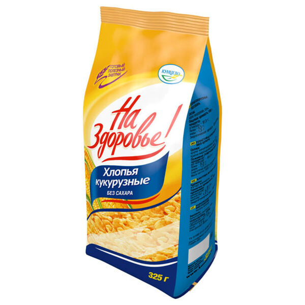 Кукурузные хлопья без сахара цв/п 325г