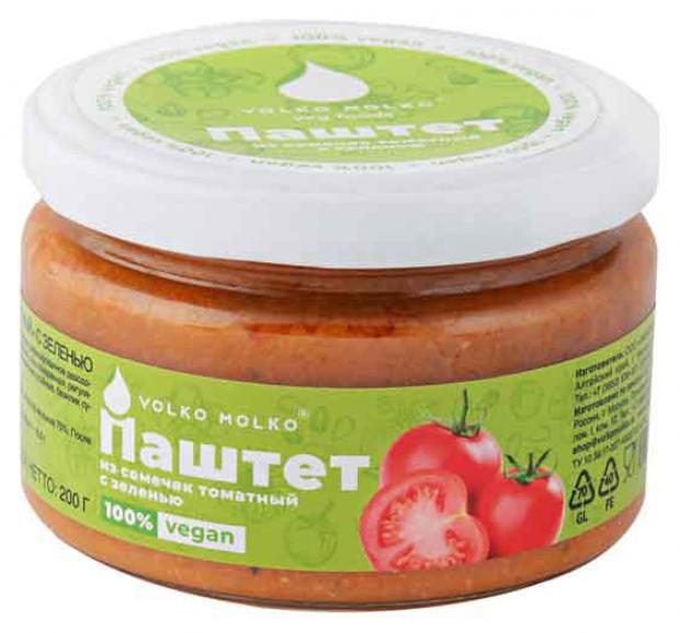 

Паштет из семечек Volko Molko Томатный с зеленью 200 г