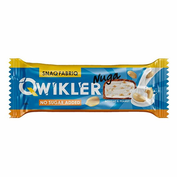 Батончик глазированный Snaq Fabriq Qwikler нуга с арахисом 40 г