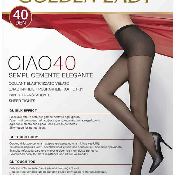 Колготки женские Ciao (Чао) цвет: playa/бежевый, размер 4, 40 den ТМ Golden Lady (Голден Леди)