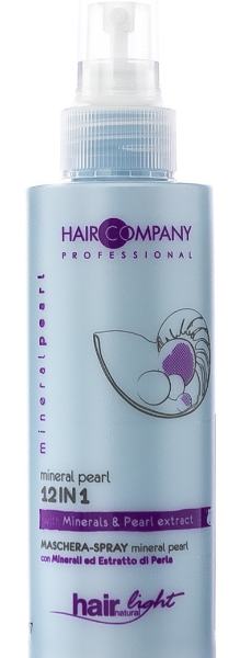 Маска - спрей для волос Hair Company Professional Hair 12 in 1 с минералами и экстрактом жемчуга 