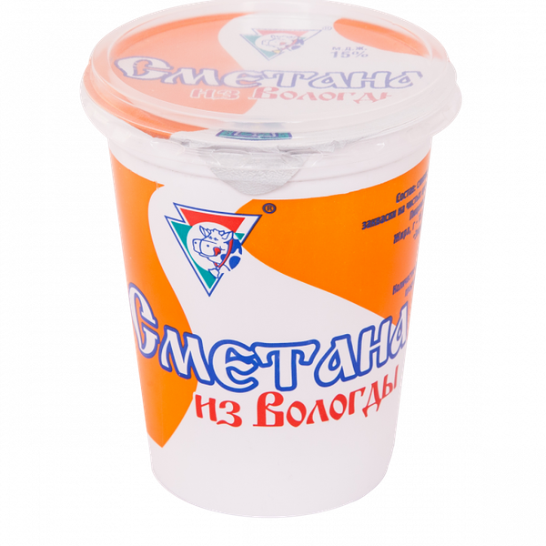 Сметана «Вологодская» 15%, «Из Вологды»
