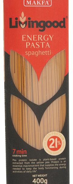 Макароны Livingood Energy Pasta Spaghetti высокобелковые, 400г