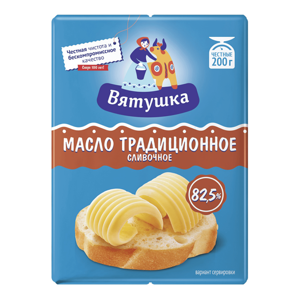 Сливочное мало Вятушка традиционное 82.5%