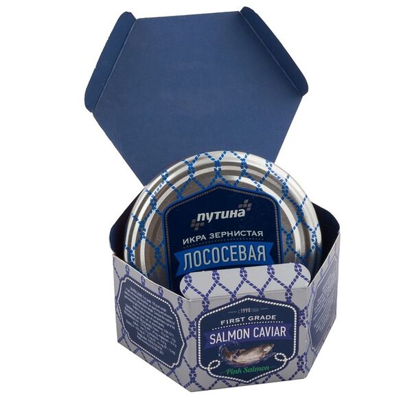 Икра лососевая Путина зернистая 120 г