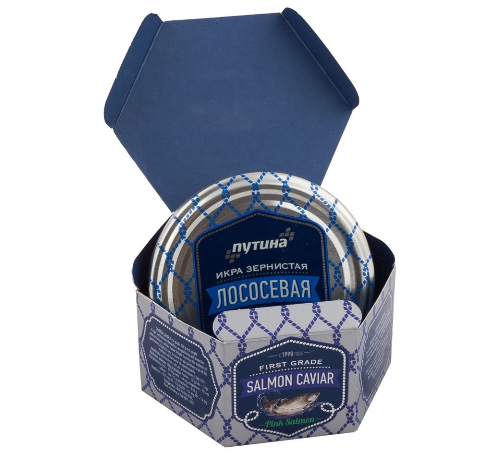 

Икра лососевая Путина зернистая 120 г