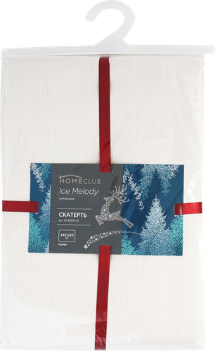 

Скатерть Homeclub 145х220см, с водоотталкивающей пропиткой, бежевая