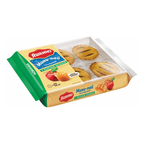 Печенье ЯШКИНО Мини-пай голландский с яблочной начинкой