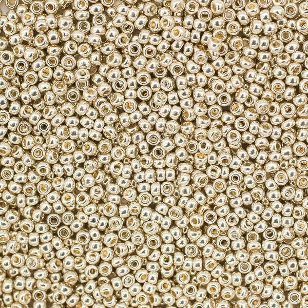 (18303) 331-19001-10/0 Бисер solgel металлик 10/0, круг.отв., 20гр Preciosa,упак