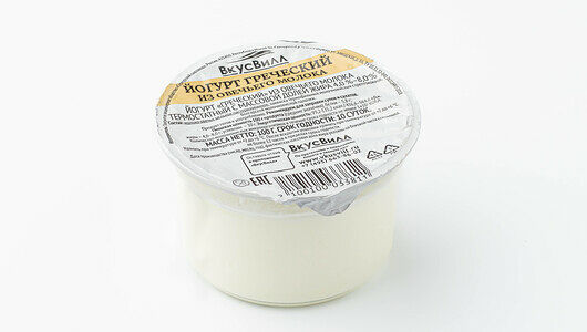 Йогурт греческий из овечьего молока 4-8%