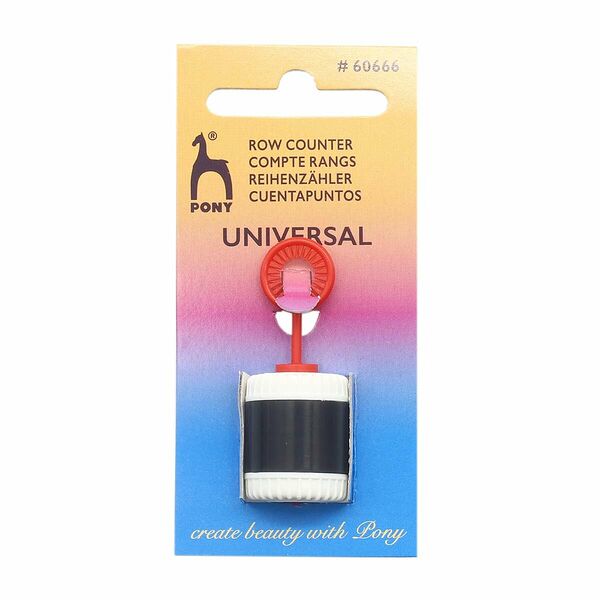60666 Счетчик рядов для спиц 2-10 мм, 1 шт PONY