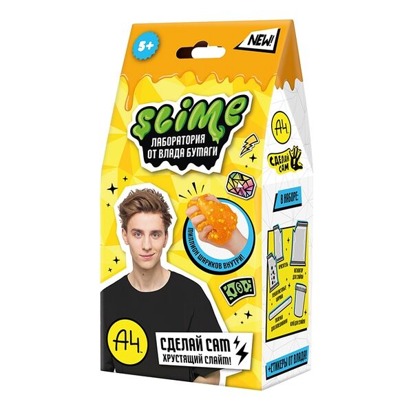 Игрушка Slime Влад А4 Лаборатория, 1шт