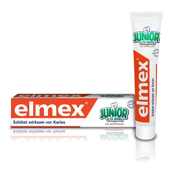 Зубная паста Elmex Junior детская 6-12 лет 75 мл