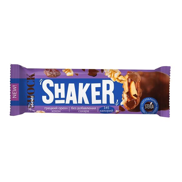 Батончик Shaker Грецкий орех глазированный, 35 г